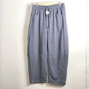 Lepunuo Sweat Pants Women's Sz L High Waist Casual Pants Baggy Travel Loungewear